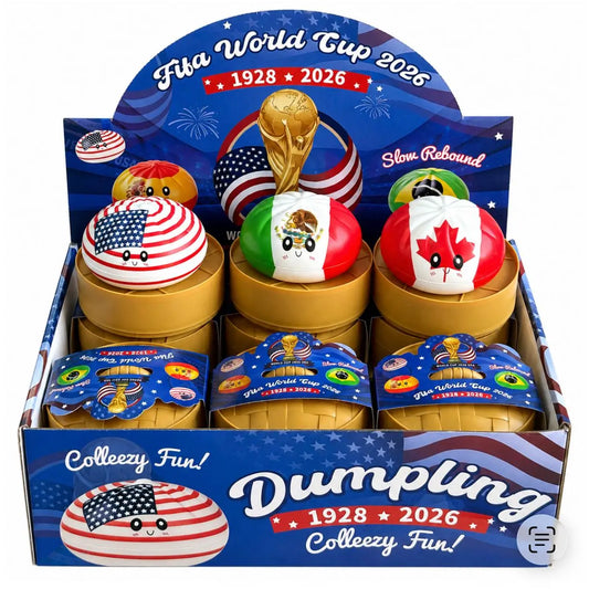 World Cup 2026 Dumplings Foam Squish Assorted
