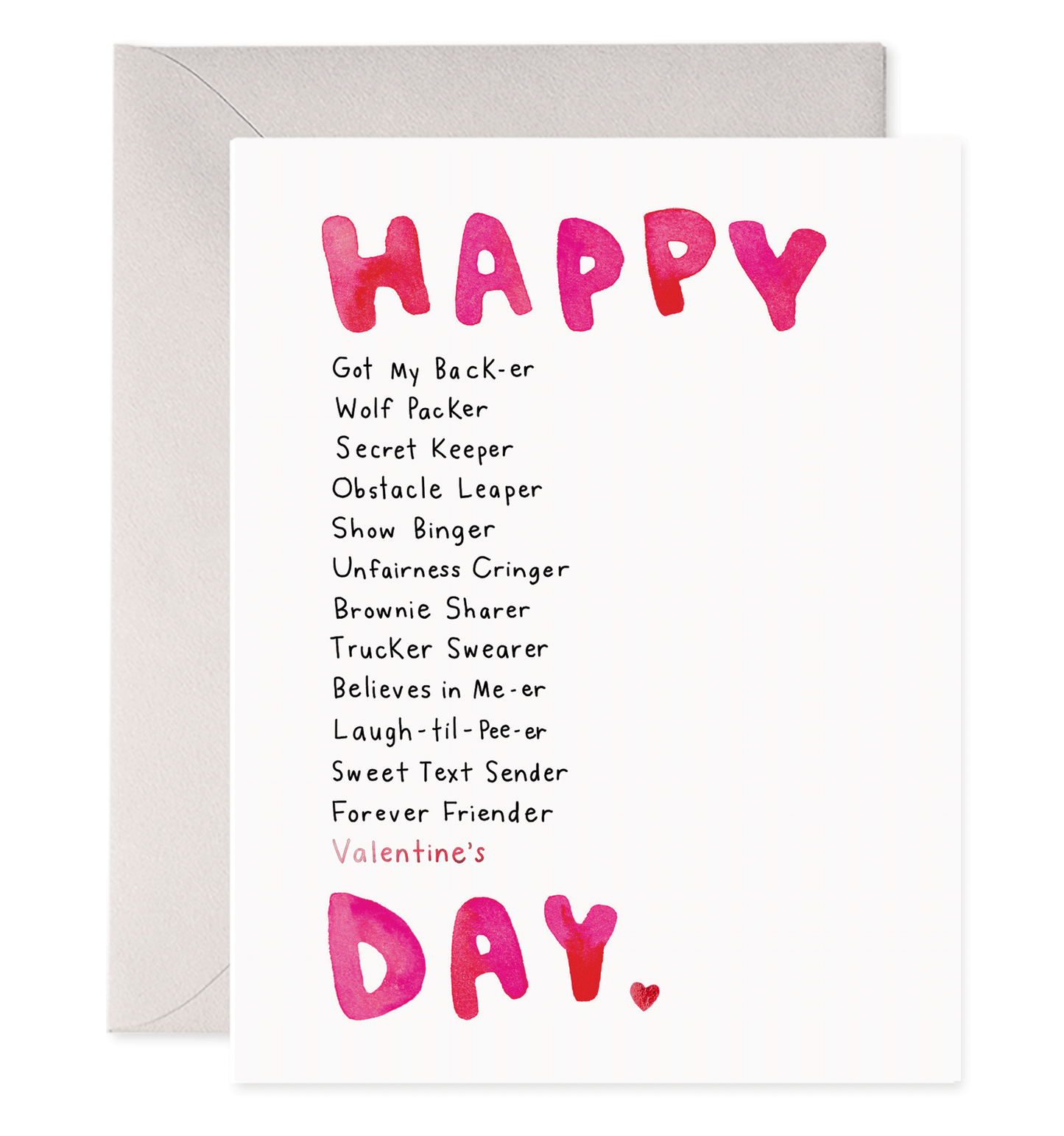 BFF Valentine Greeting Card