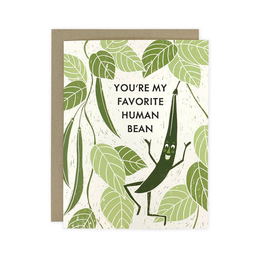 My Favorite Human Bean Card