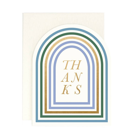 Arched - Thanks Greeting Card
