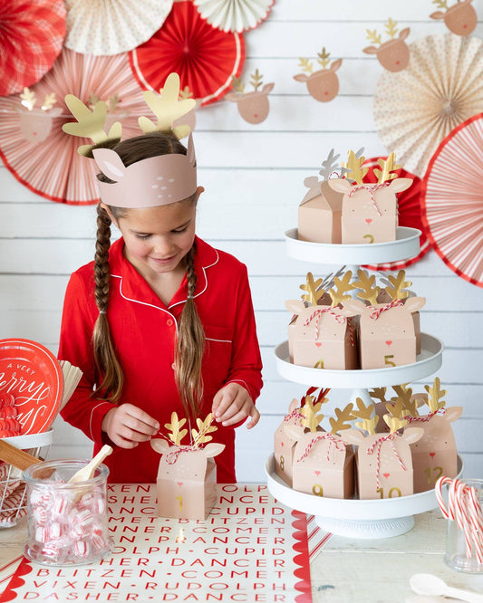 BEC912 - Dear Rudolph Reindeer Advent Boxes