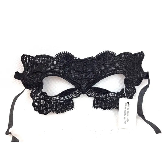 Black Masquerade Lace Mask