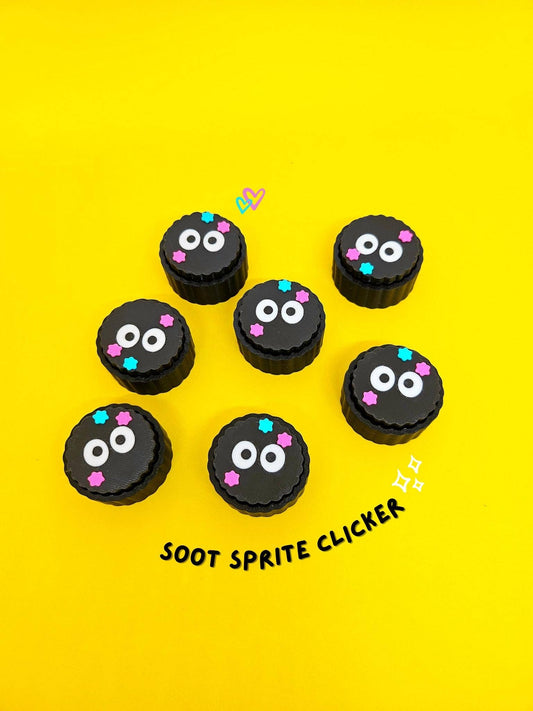Soot Sprite Clicker Keychain