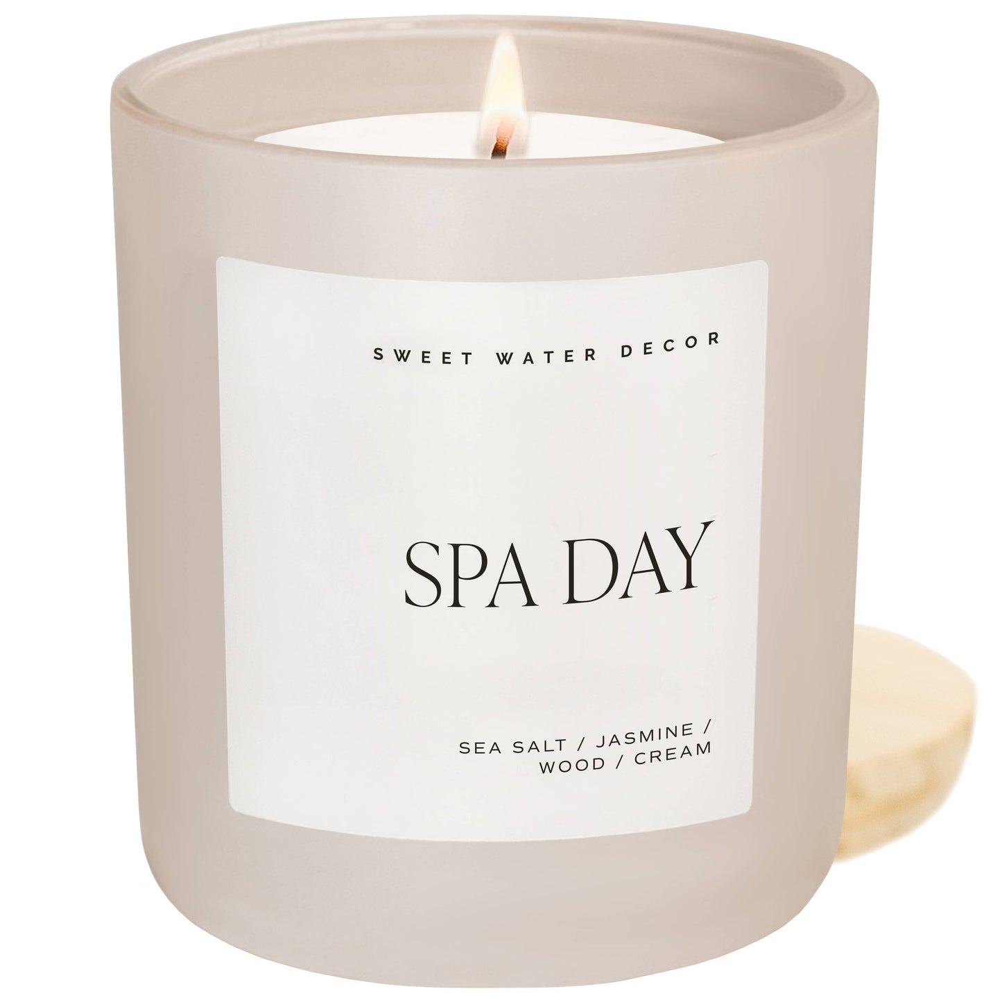Spa Day 15 oz Soy Candle, Matte Jar - Home Decor & Gifts