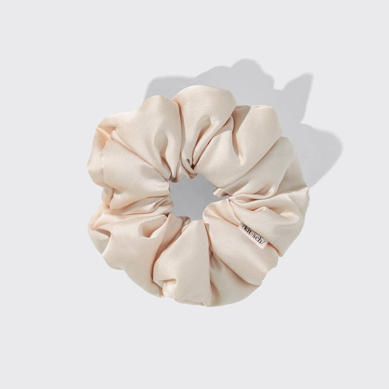 Pillow Scrunchies in Satin 4pc - Blush