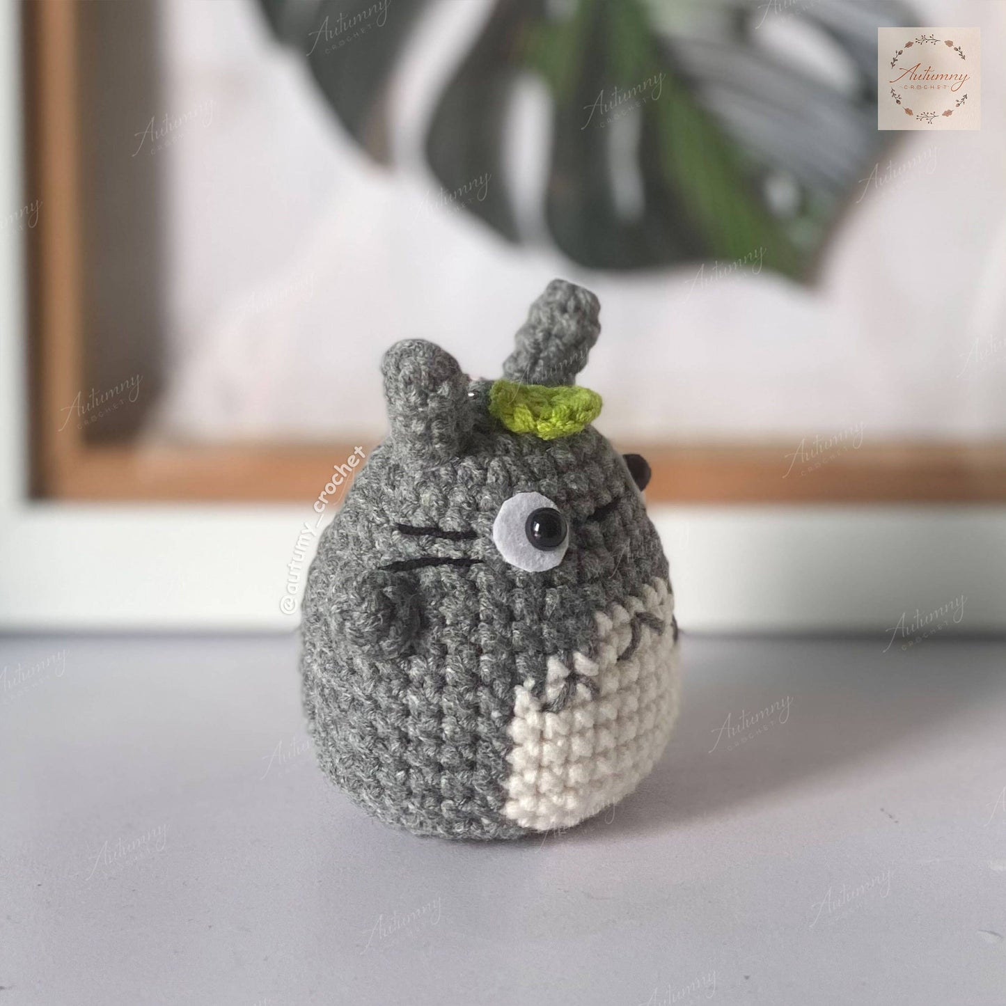 Crochet My Dearest Neighbor Keychain, Amigurumi Keychain