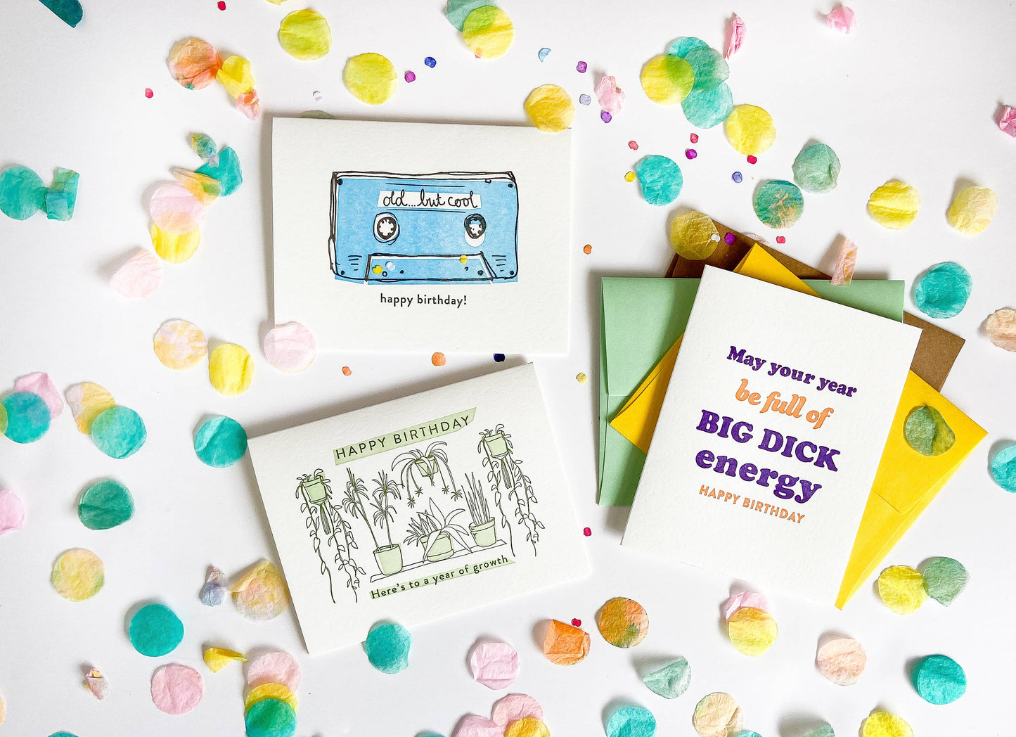 Big D Birthday - Letterpress Birthday Greeting Card