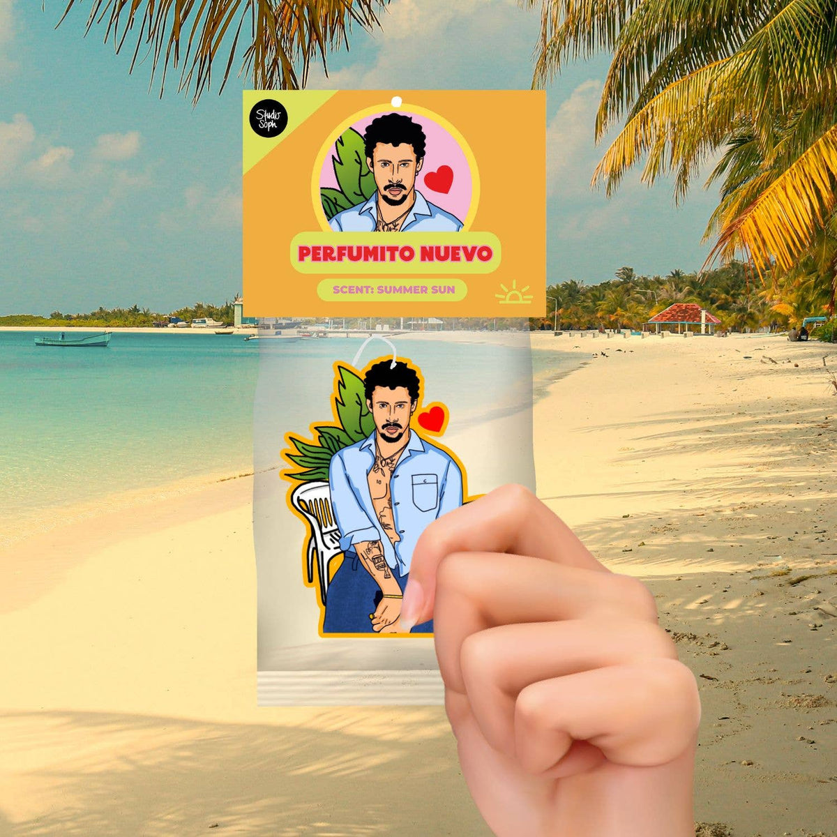 Perfumito Nuevo Tropical Car Air Freshener