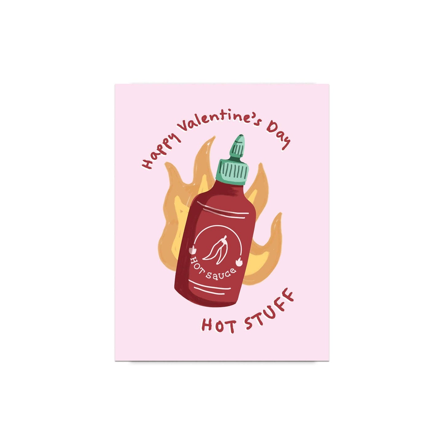 Hot Stuff Valentine's Day Card | Chili Sauce Love