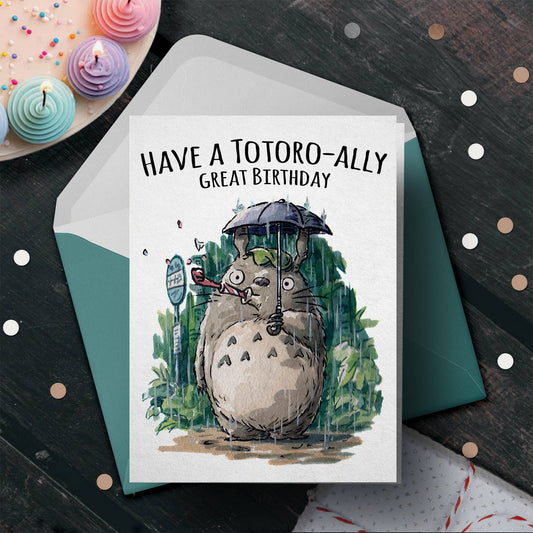 "Tot-orally Great Birthday" - Anime Japanese Influenced Card