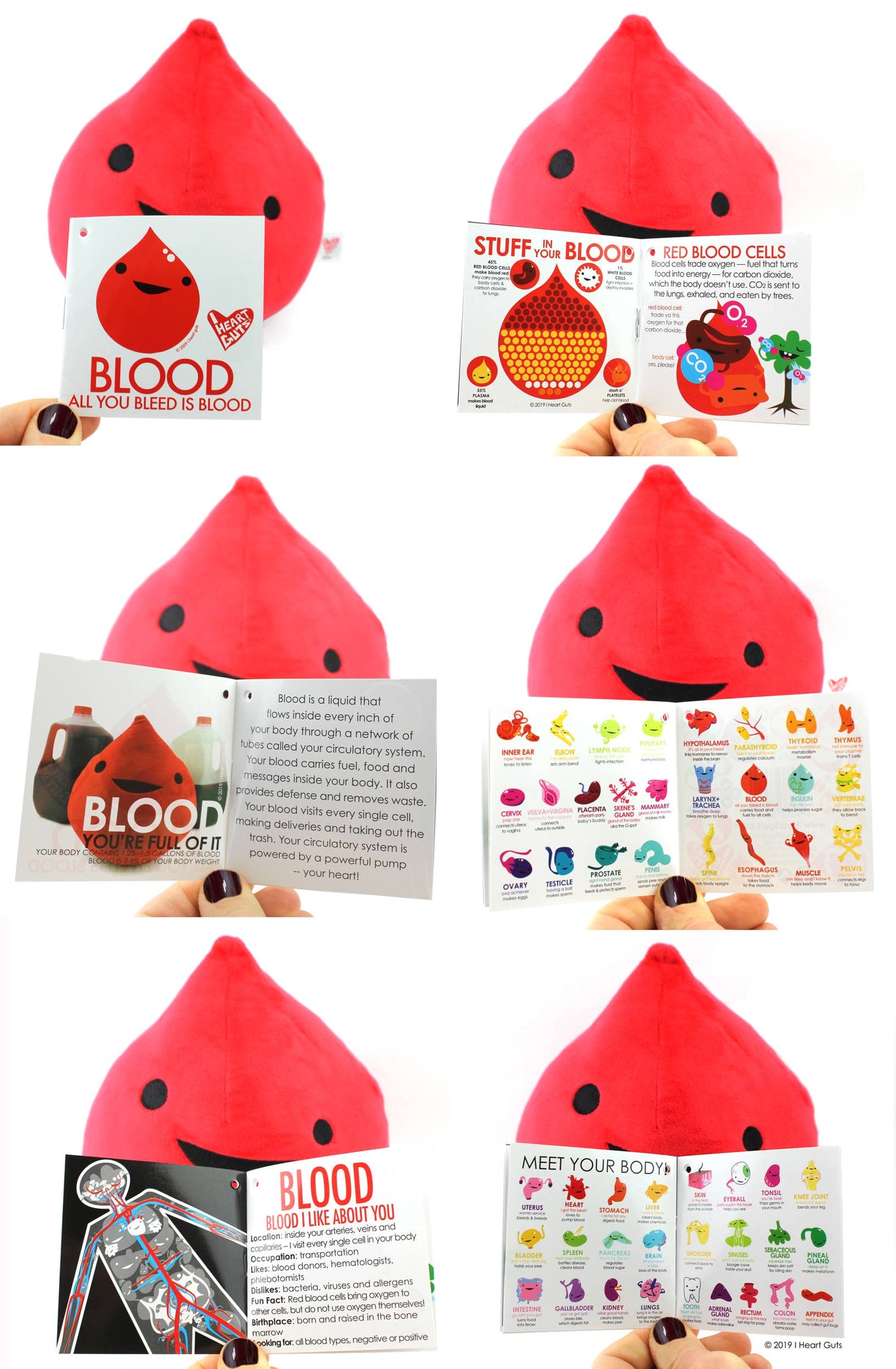 Blood Drop Plush - All You Bleed is Blood
