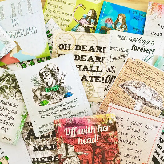 Alice In Wonderland Tea Envelopes