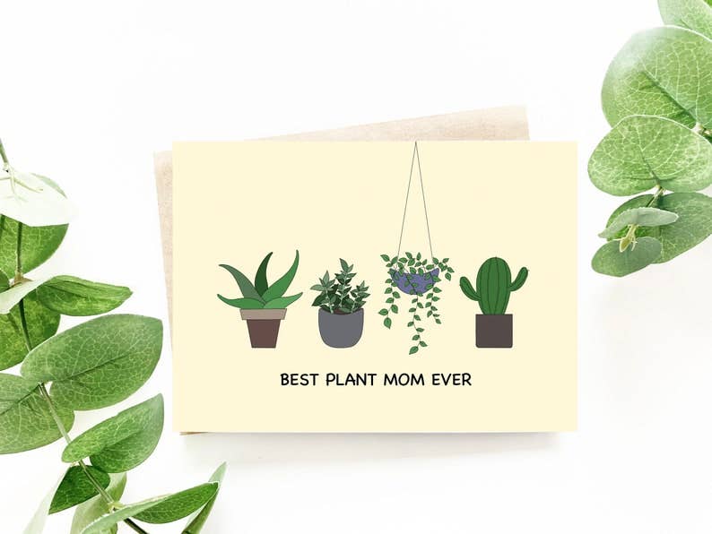 Best Plant Mom Ever Greeting Card