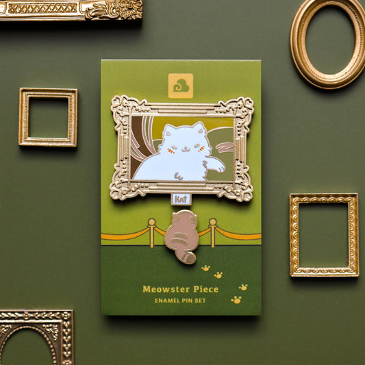 Enamel Pin - Meowster Piece Pin Set