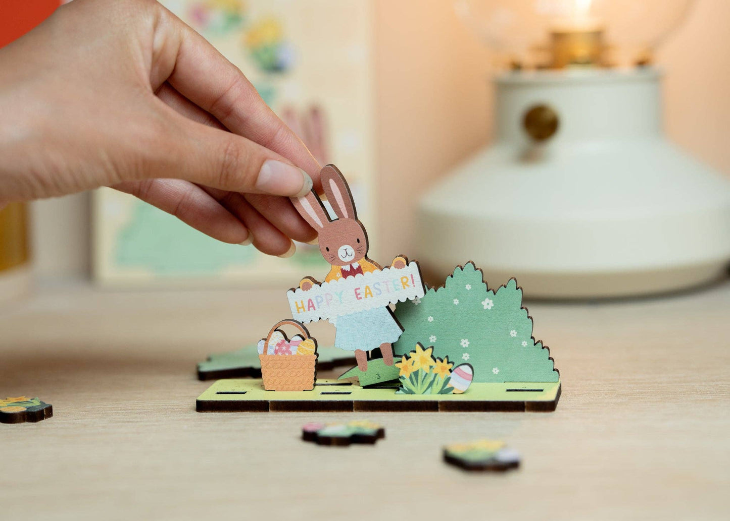 HAPPY EASTER BUNNY POP OUT CARD