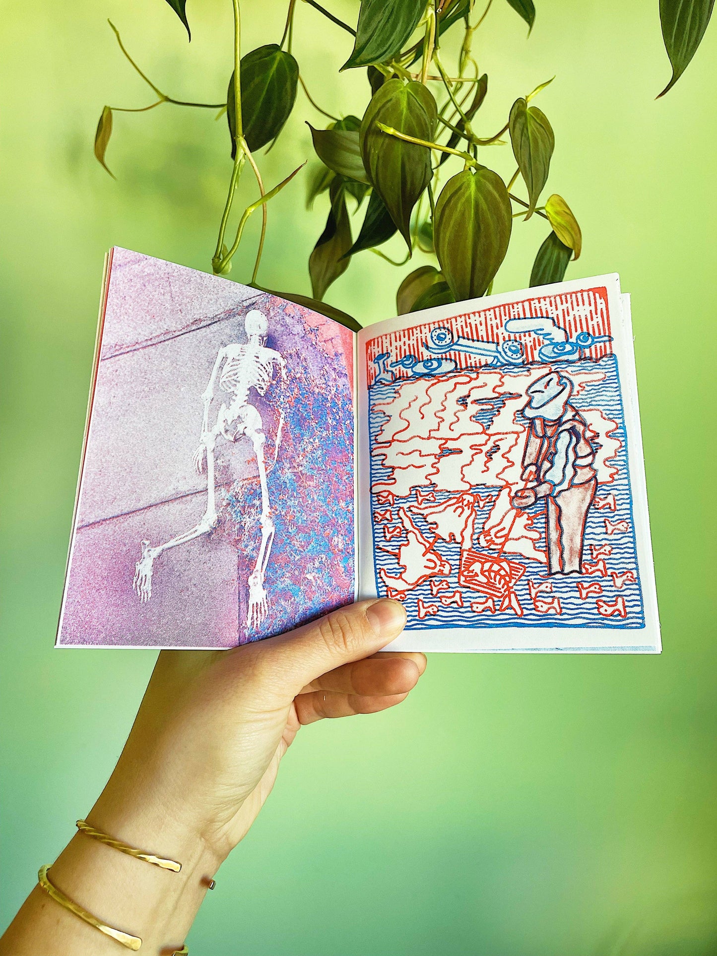 NOT STOKED AGAIN Risograph Zine