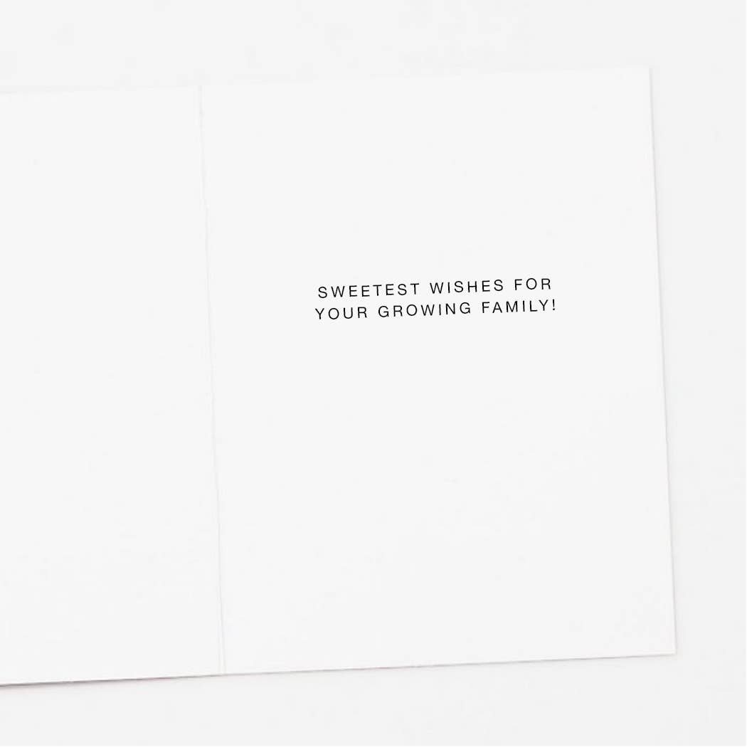 Happy Hearts New Baby Greeting Card