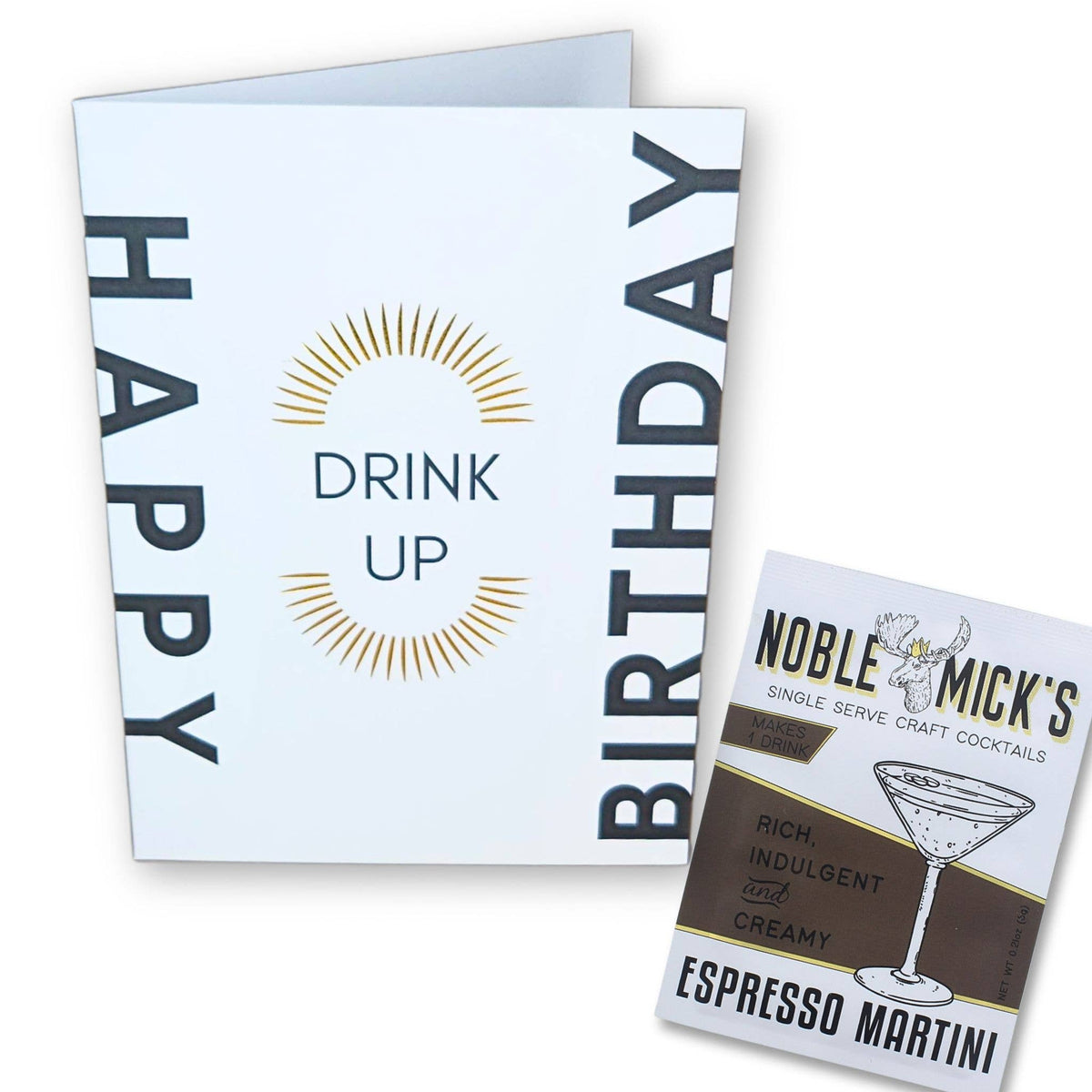 Cocktail and Cards / Drink Up Birthday Card