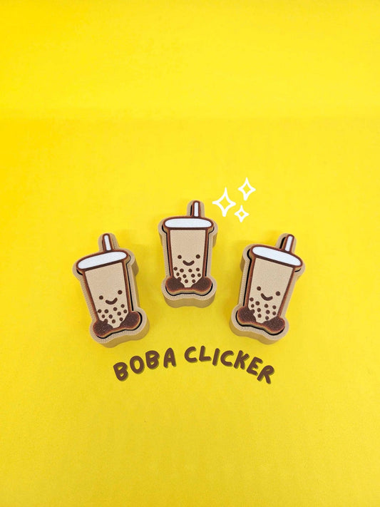 Boba Clicker Keychain