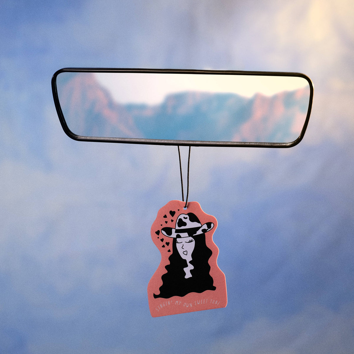 New! Air Freshener - Peach Cowgirl