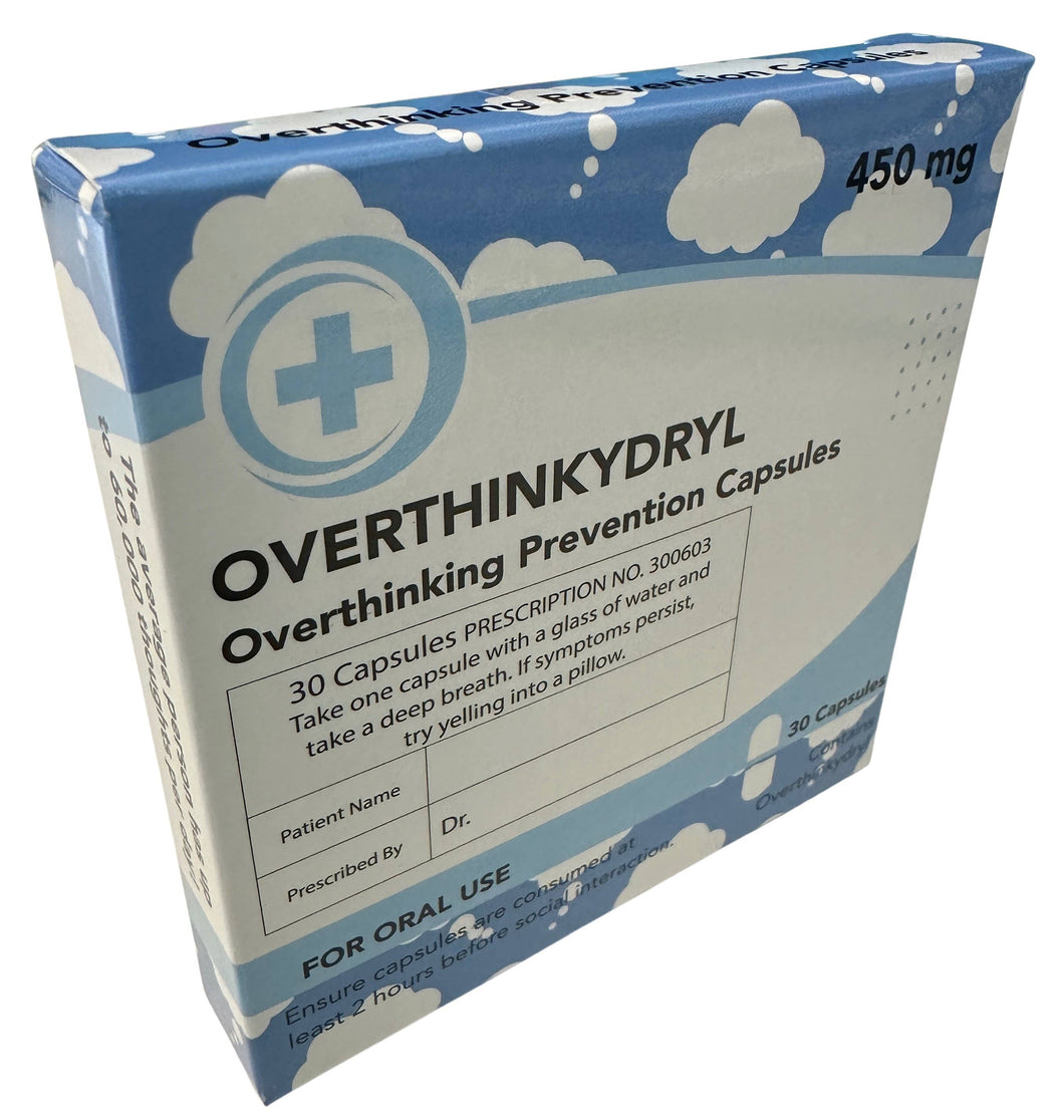 Overthinkydryl - Stocking Fillers, White Elephant, Christmas