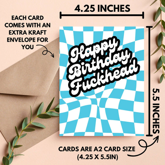 Rude Insulting Offensive Birthday Card for Adults Funny
