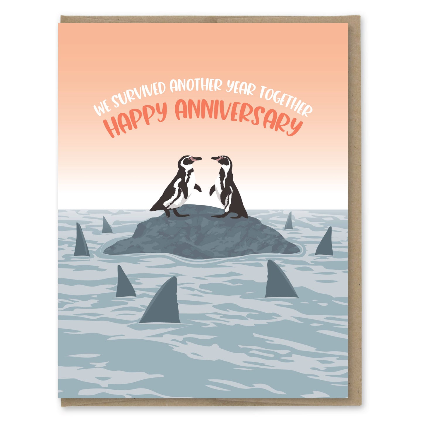 Survived Another Year Funny Anniversary Card
