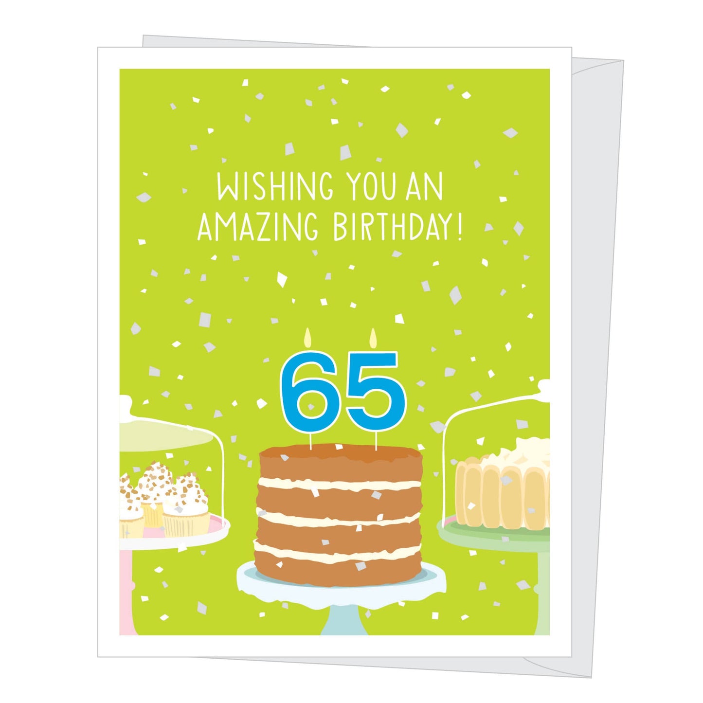 Number 65 Sixty Fifth Birthday Card