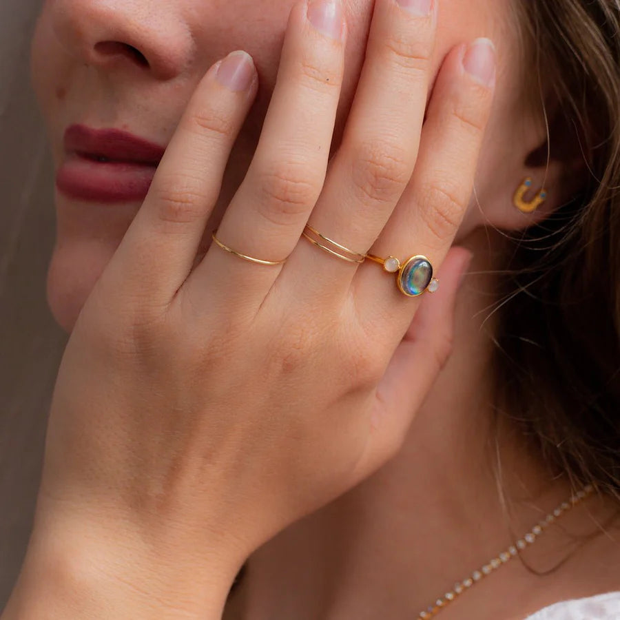 Bejeweled Mood Ring  sz 8