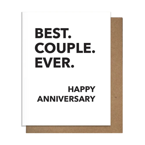 Best Couple Anniversary Card - Front & Company: Gift Store
