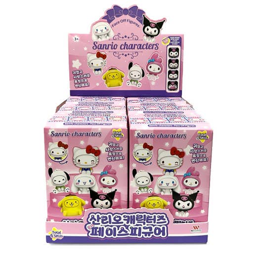 Sanrio Face off Collectable blind Random Figure BOX