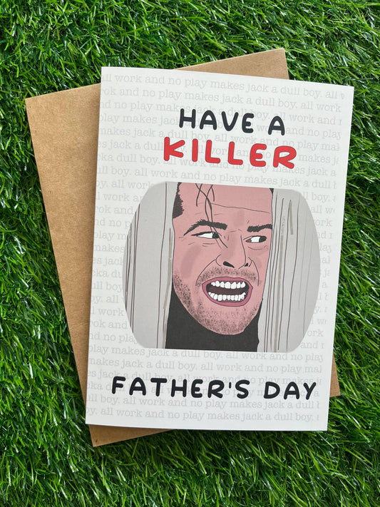 Killer Father's Day Card | Horror Film Buff | Pop Culture