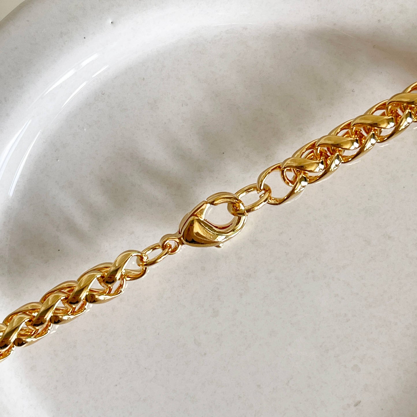 Ella rolo chain necklace, chain necklace, gold necklace