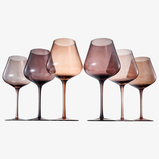 Brown toned Wine 20oz Glass - Single