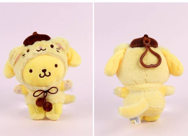 Sanrio Limited Kitty Costume Fluffy Key Chain Bag Charm