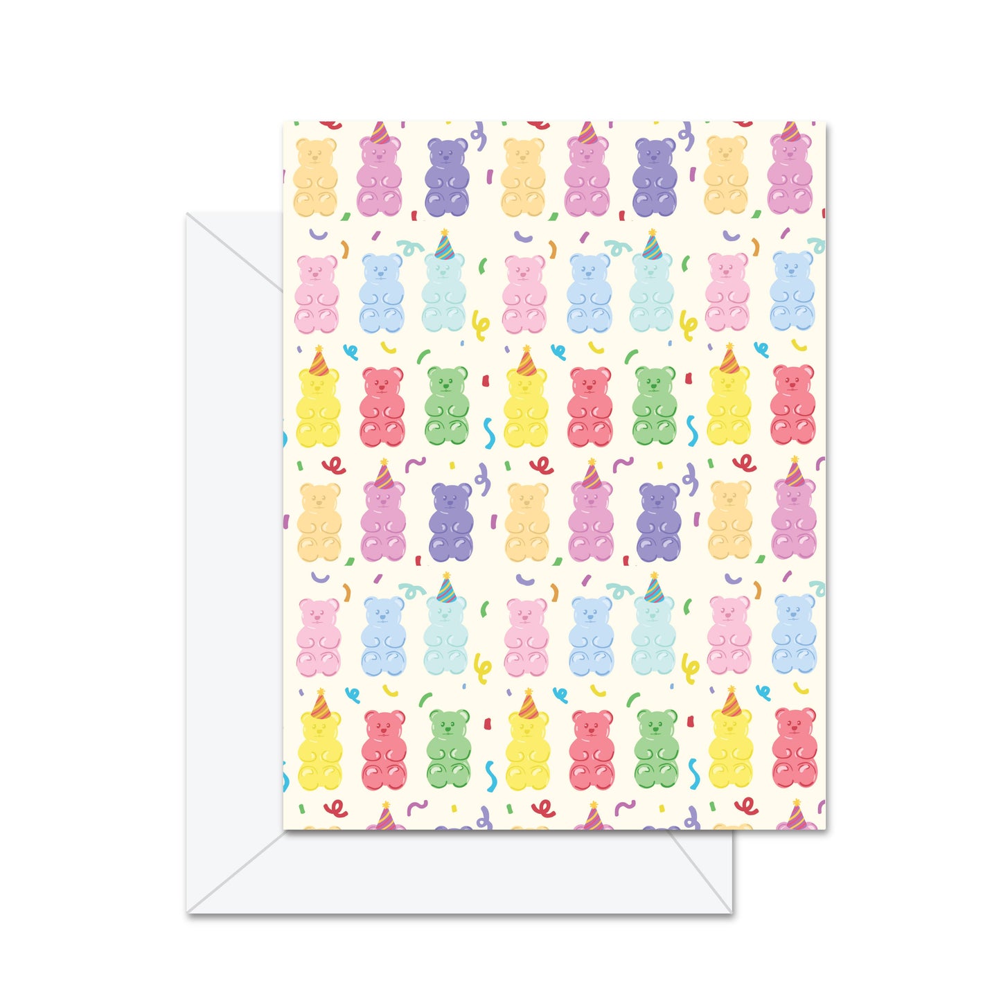 Gummy Bear Pattern - Greeting Card
