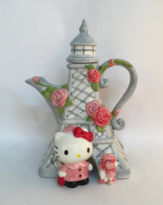 Hello Kitty Bonjour Paris Teapot