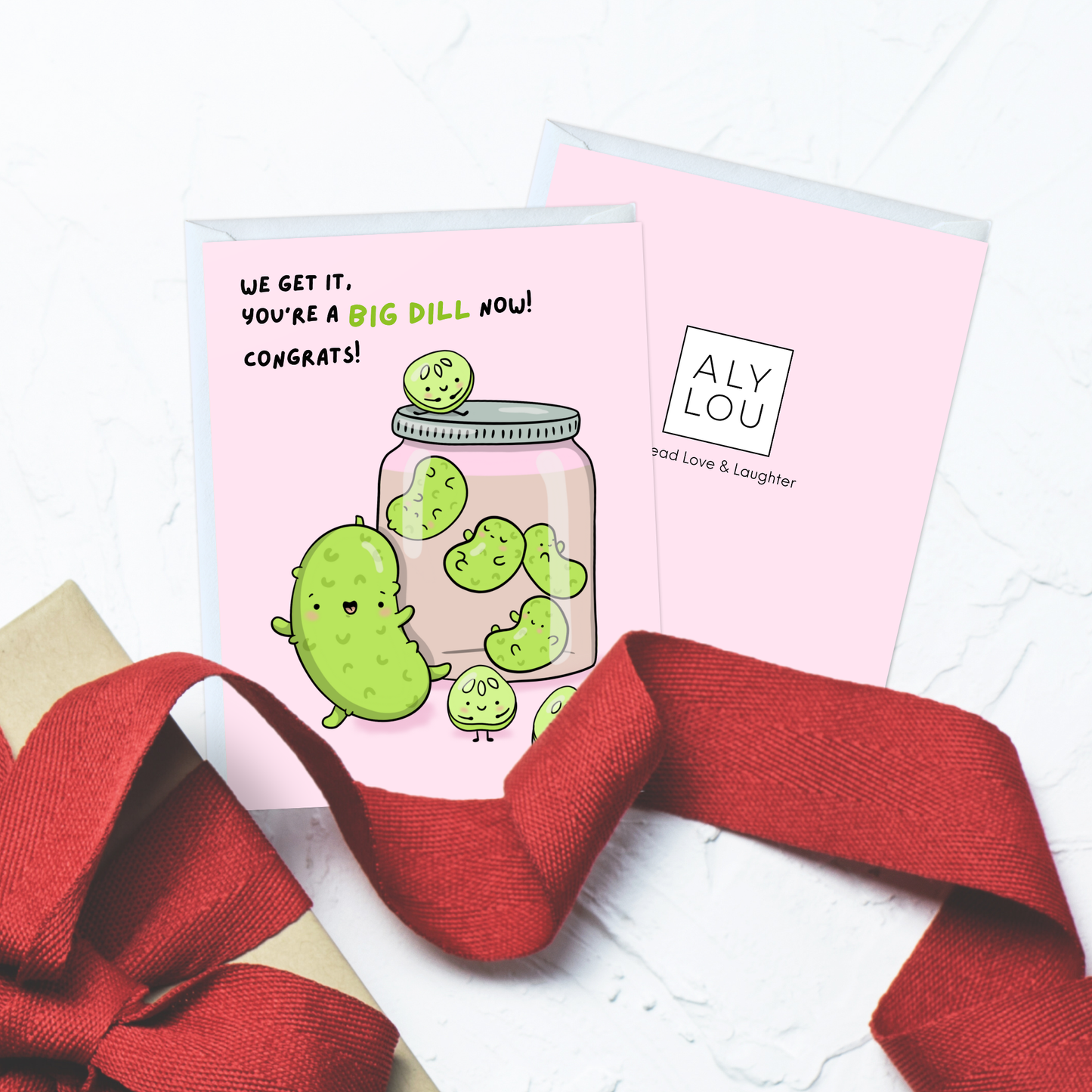 Funny Punny Graduation Congrats Card (You're a Big Dill)