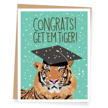 Load image into Gallery viewer, Get &#39;Em Tiger Graduation Card
