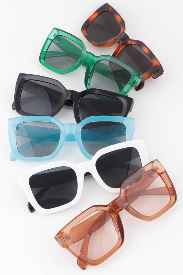 Minimal Cateye Square Sunglasses