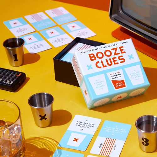 Booze Clues Drinking Game Set - Front & Company: Gift Store