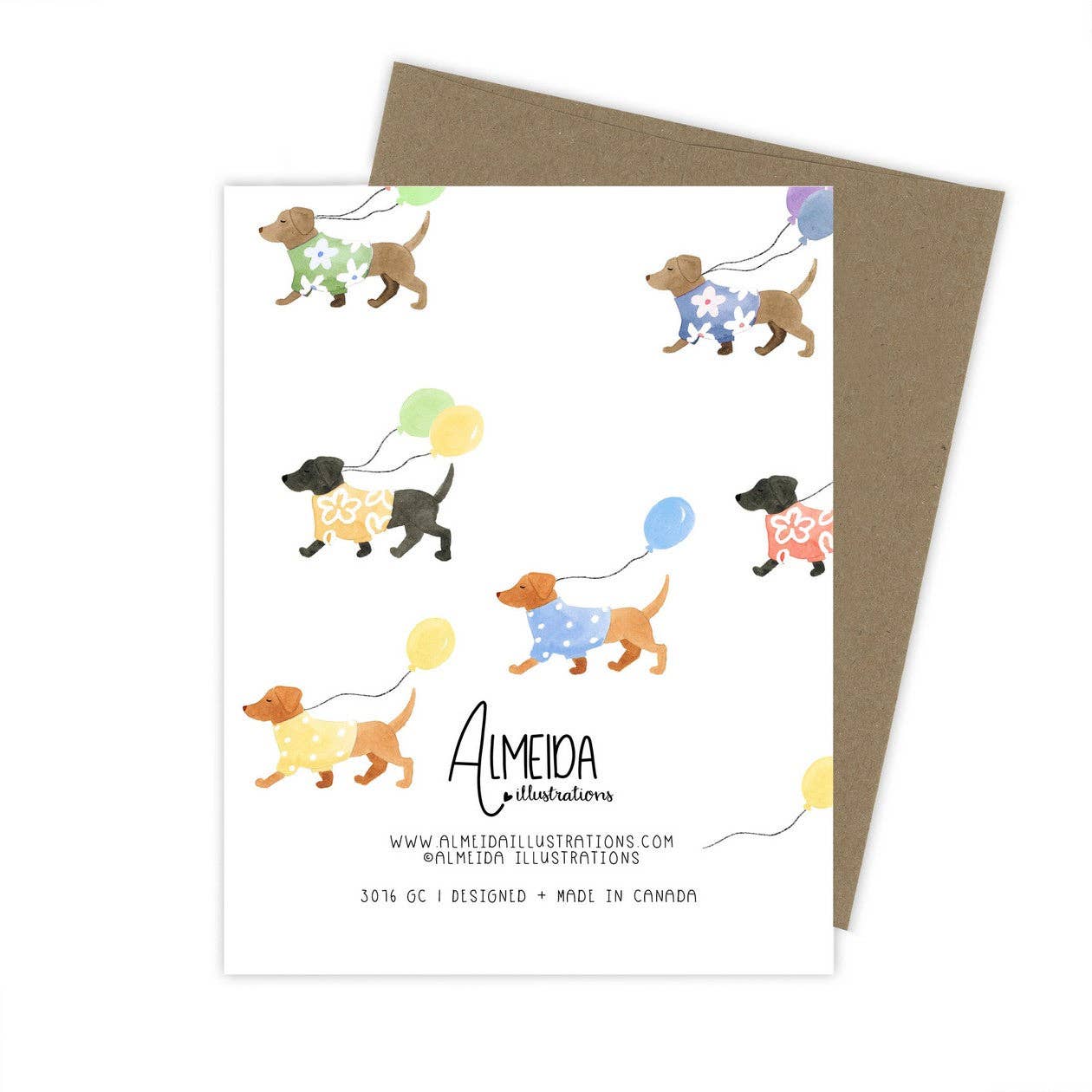 Let's Party Dog Birthday Card