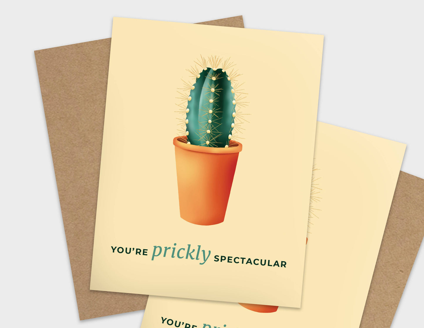 You're Prickly Spectacular Pun Appreciation Card