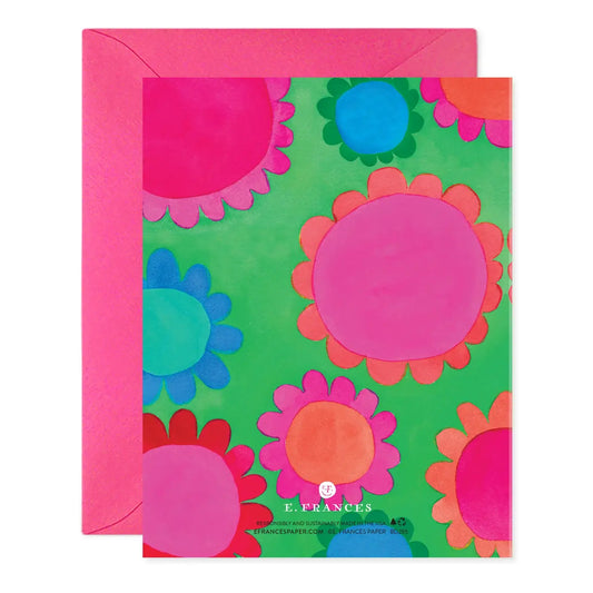 Flower Power | Colorful Birthday Greeting Card
