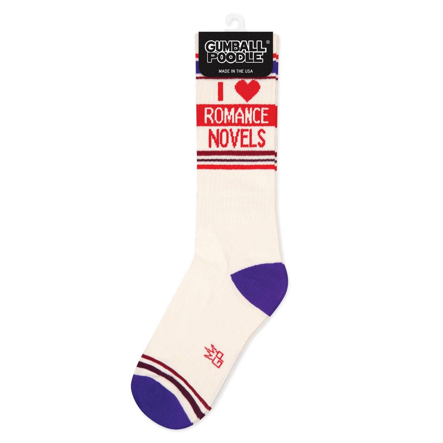 Romance Novels Gym Crew Socks