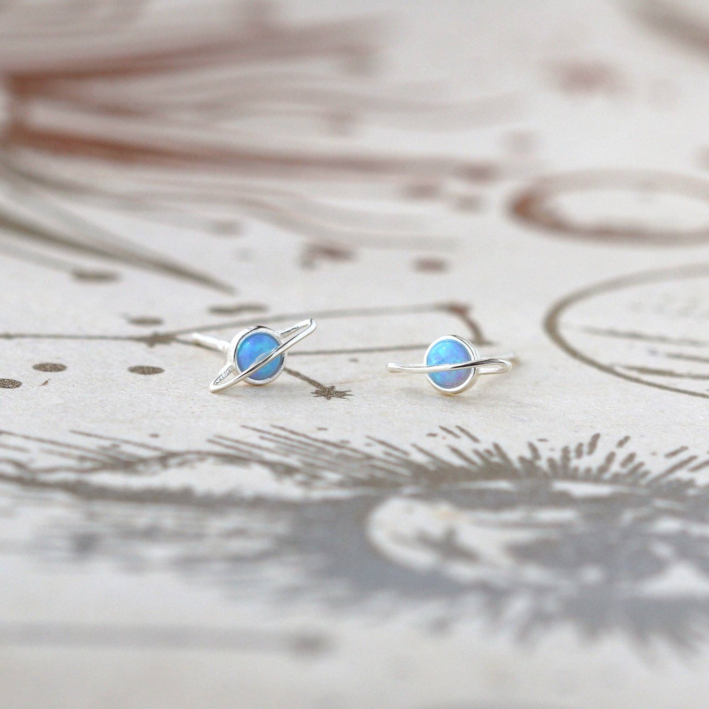 Saturn Stud Earrings