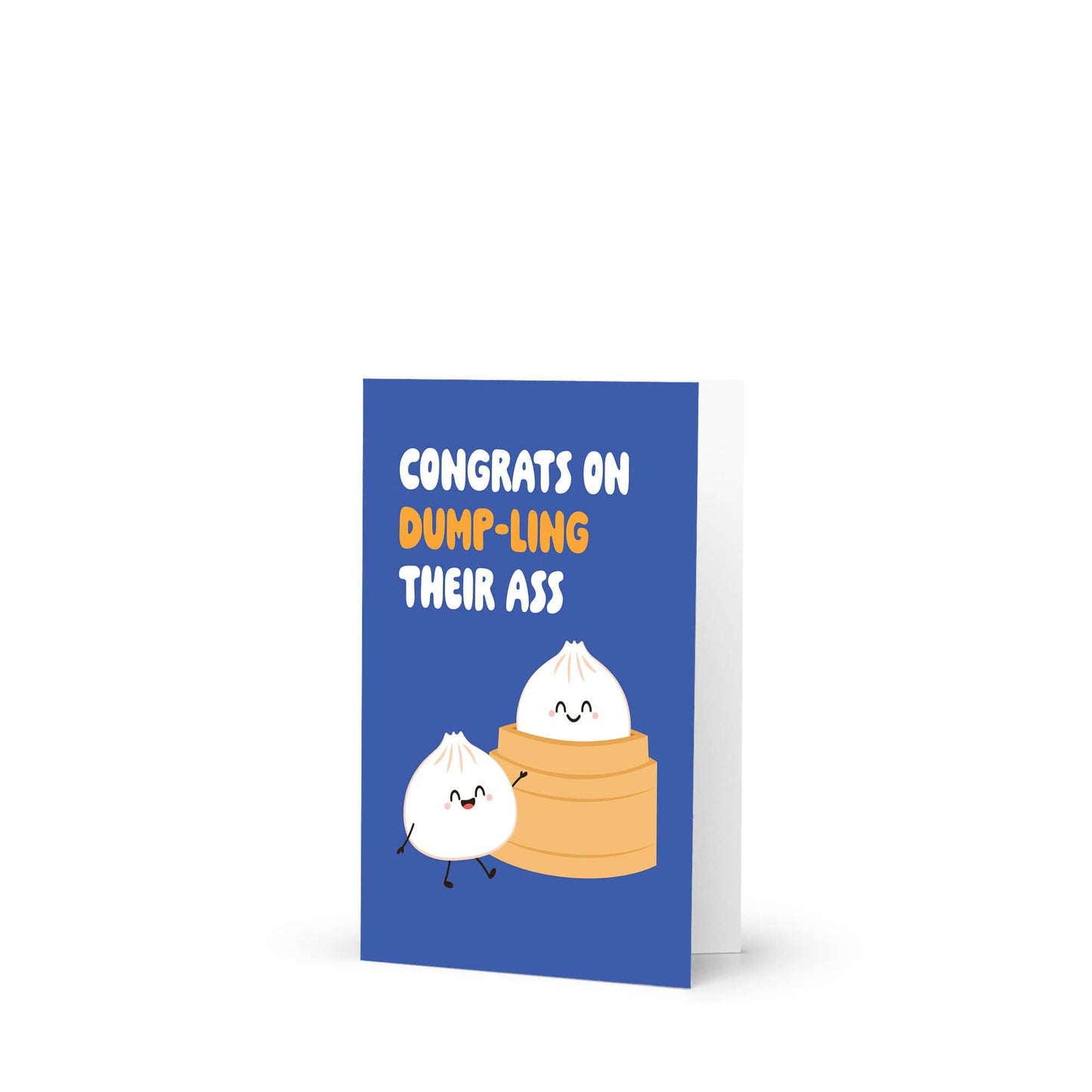 Dumpling Funny Divorce Cards | Chinese Soup Food Dim Sum Break Up Greeting