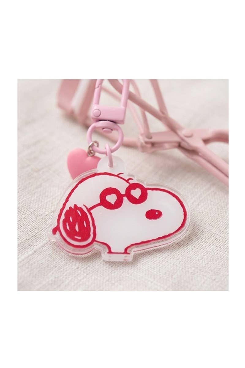 Peanuts Eyelash Curler & Snoopy Keychain