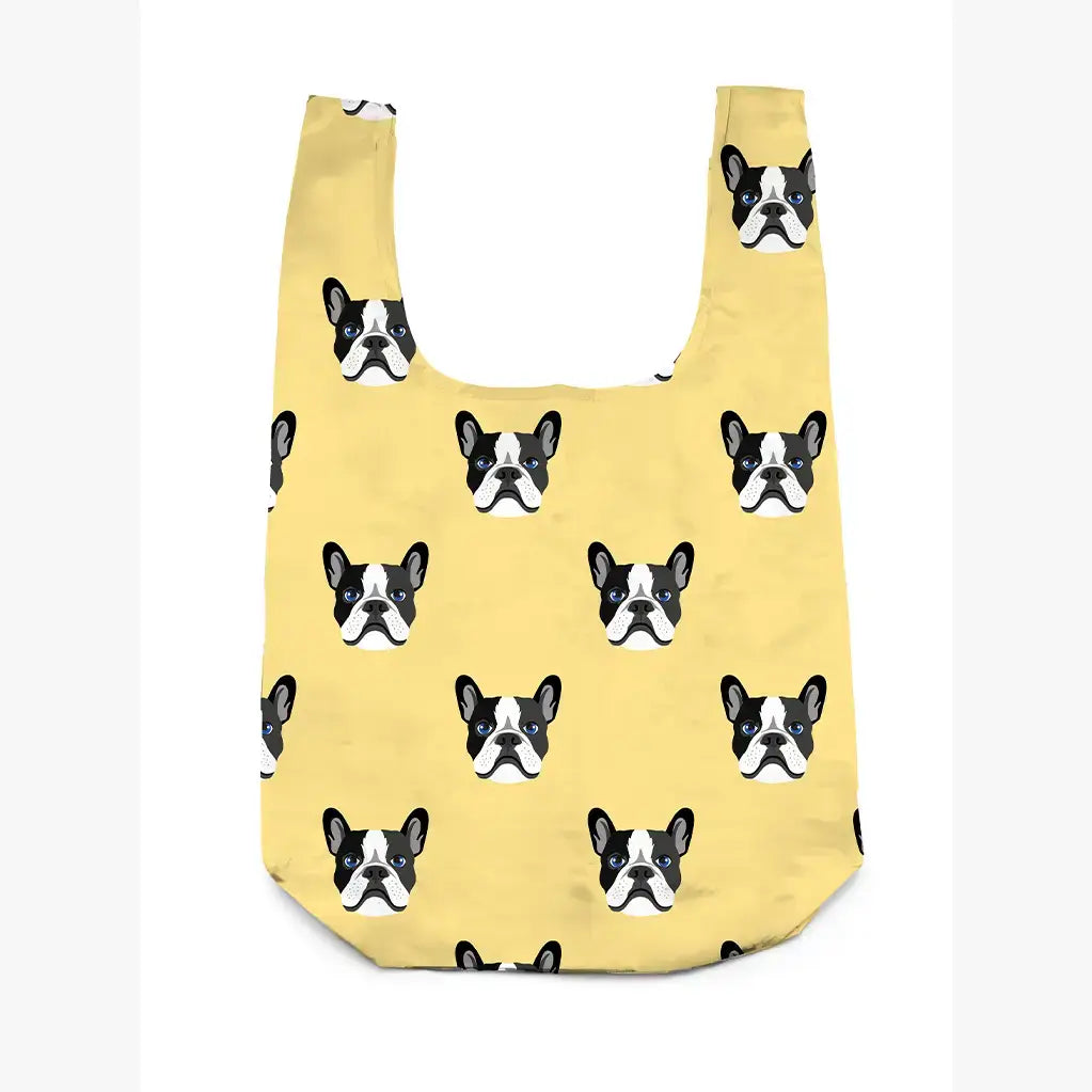 2-in-1 Bag Charm & Reusable Shopper Bag - Boston Terrier Dog