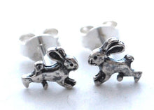 Load image into Gallery viewer, Rabbit Earrings - sterling silver Natural History
